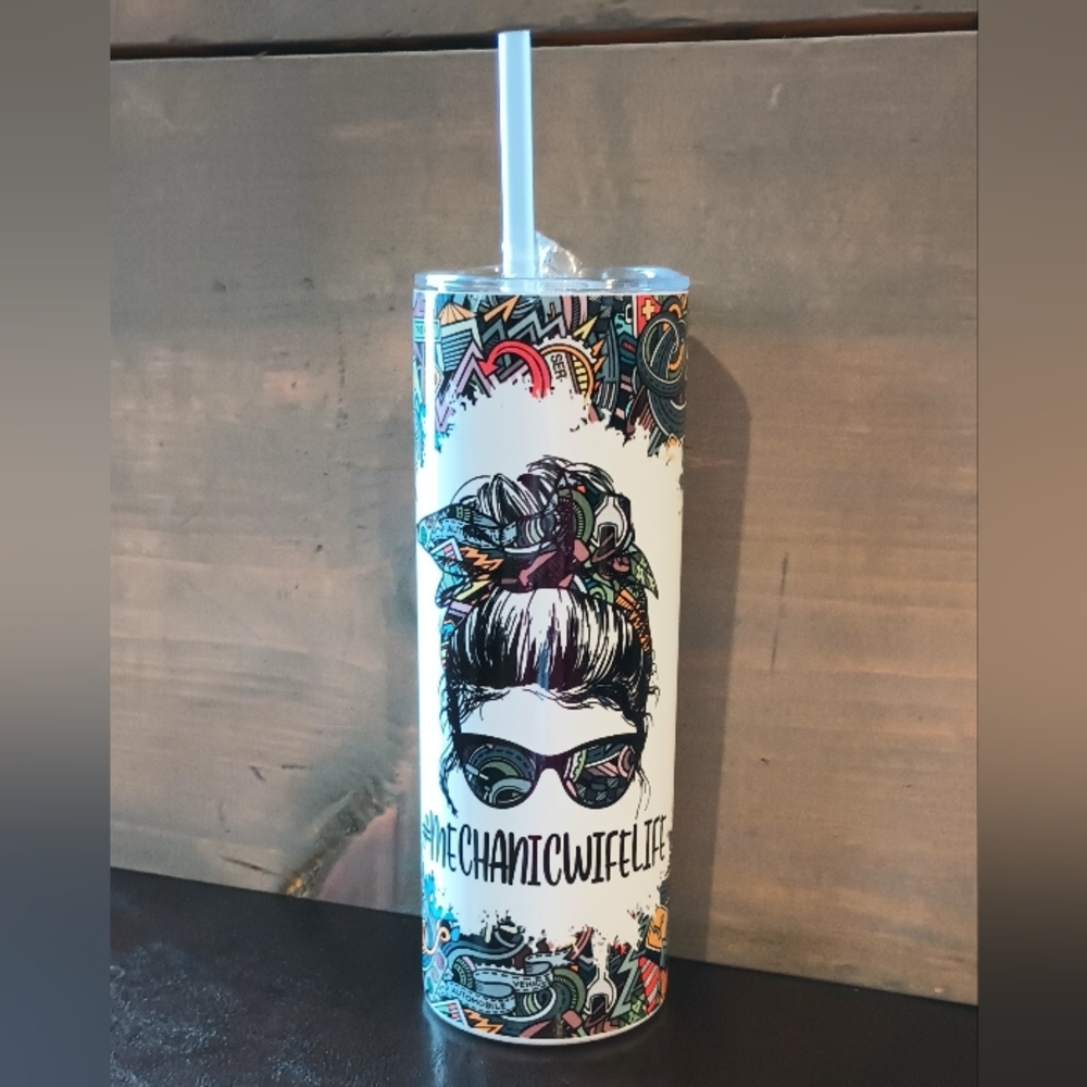 New Mechanic Wife Life Tumbler